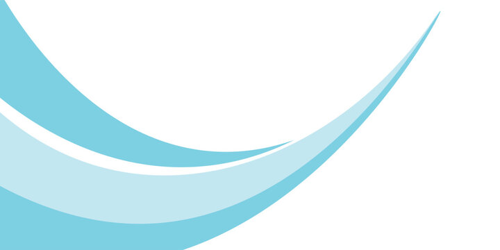 Abstract blue waves background, minimal waves design concept