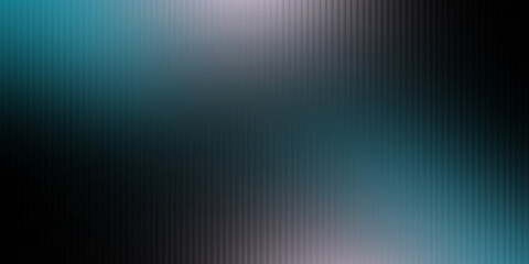 Fototapeta premium Elegant dark teal and black abstract background featuring a ribbed fractal glass texture with soft light leaks and vertical line patterns. Perfect for modern digital art and cinematic posters.