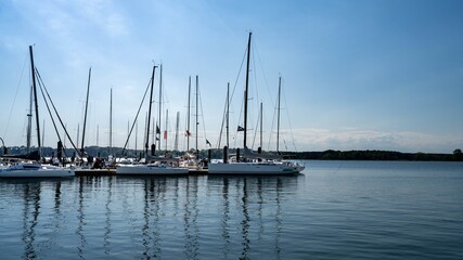 Fototapeta premium boats in the harbor