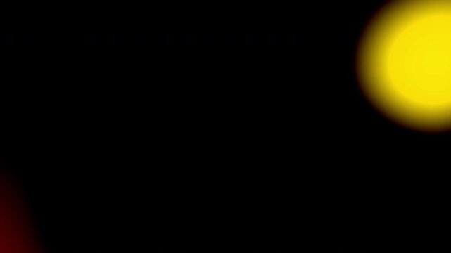 Animation overlay of light leaks with multi color red and yellow. 4K video animation