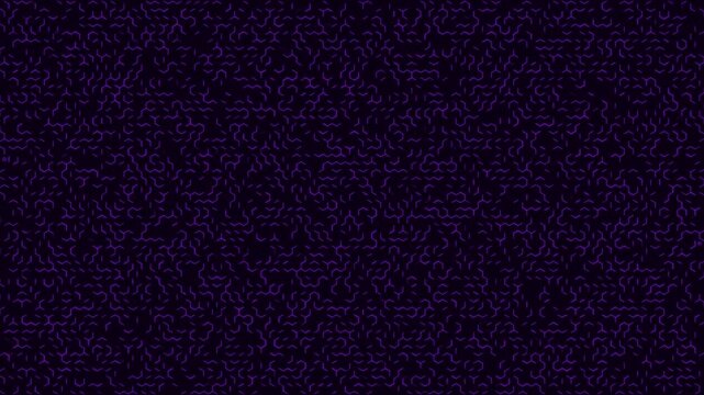 2D Maze Violet Walls Deep Purple  Background Golden Pathfinder Trail - Hex Maze Animation