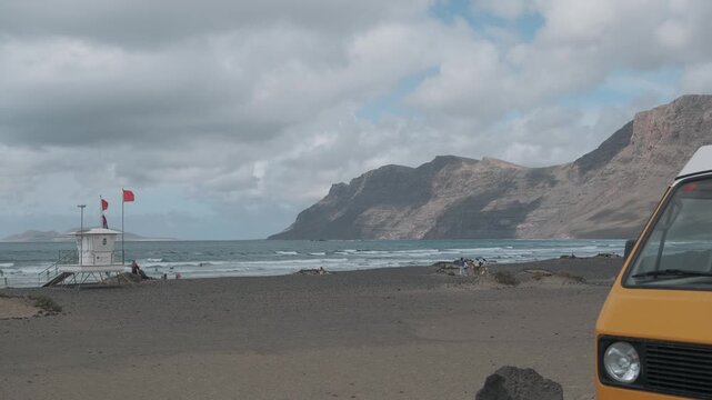 view from the beach