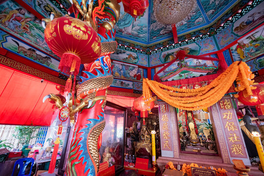THAILAND BANGKOK CHINESE TEMPLE CHAO PHO SUEA SHRINE