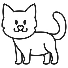 Cat Outline Icon © Squadfire