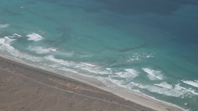 waves on the beach