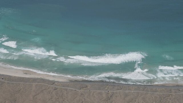 waves on the beach