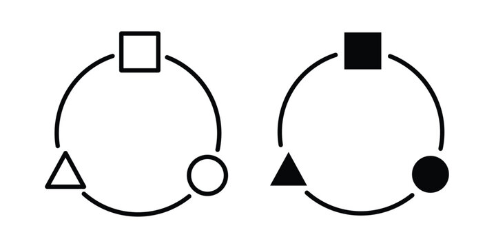 Adaptation icon vector on white background.