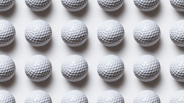 dimples. A collection of golf balls arranged in a pattern from above. product launch decks, UI/UX mockups, designed for data visualization dashboards and holographic UIs, clarifies data.