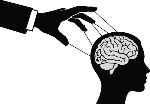 Manipulation, brain, control, silhouette, mind, puppet, master, hand, strings, psychology, influence, power, consciousness, concept, business, strategy, authority, mental, intelligence, dominance,