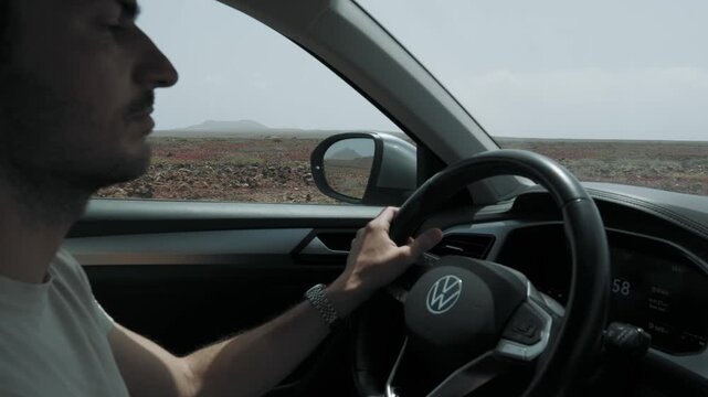 driving a car