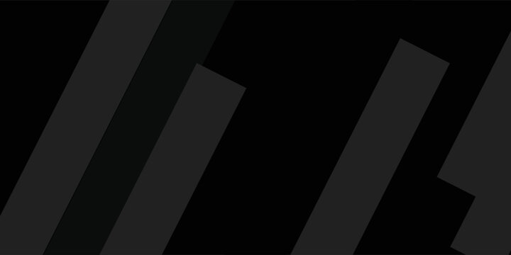 Black abstract background. Elegant dark diagonal sha Black abstract background. Elegant dark diagonal shape elements.