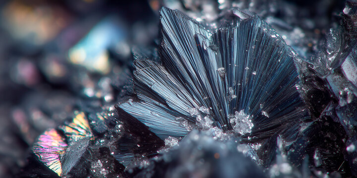 interstellar dust grain with carbon fractal structure and shimmering silicates