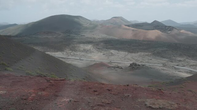 crater of volcano