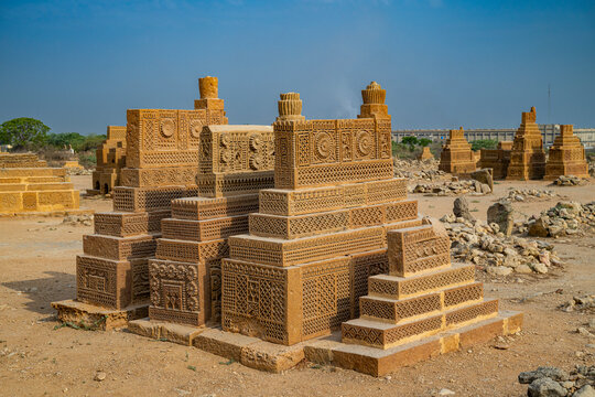 Chaukhandi tombs showcase intricate stone carvings and ancient architecture in historic site