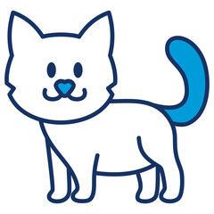 Cat Blue Icon © Squadfire