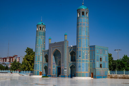 Mausoleum of Imam Ali is a significant site in Afghanistan recognized for its distinct architecture and history