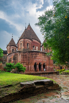 Historic Puthia Rajbari Complex shows unique architecture and nature in Bangladesh