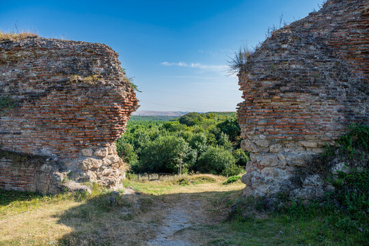 Exploring the ruins of Old Gabala in Azerbaijan and the view of the surrounding landscape