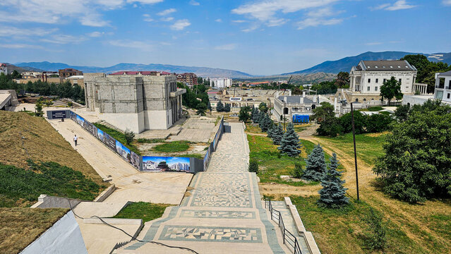 View of Khankendi featuring urban landscape and clear skies above