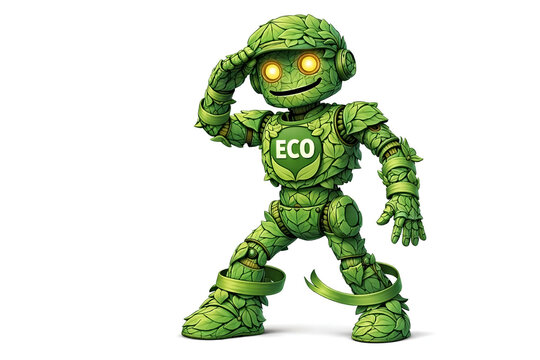 green robot 