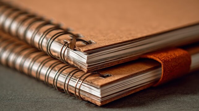 Stacked notebooks