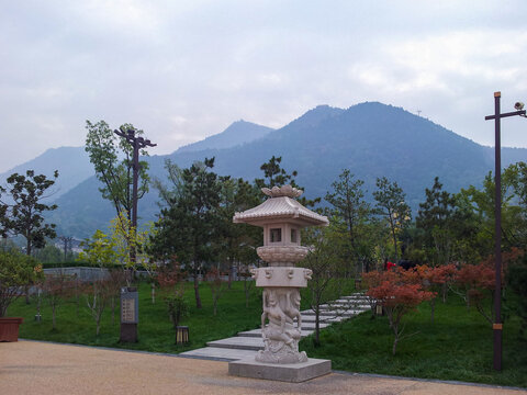 a view of Chinese Mausoleum 