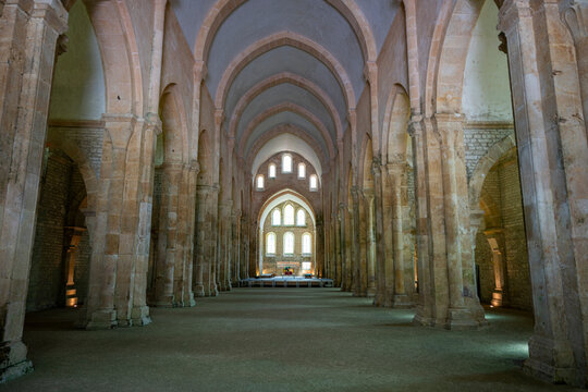 Visit the Abbey of Fontenay to explore its historic architecture and discover its rich history in France near the Burgundy region