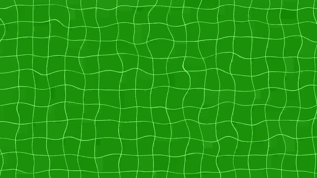 White Mesh Graph Tracking Grid Panel | Minimalist 2D Motion Graphics Animation Asset on Green Screen