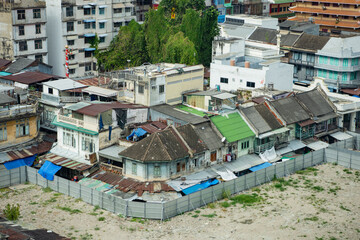 Naklejka premium THAILAND BANGKOK CHINA TOWN VIEW HOUSE