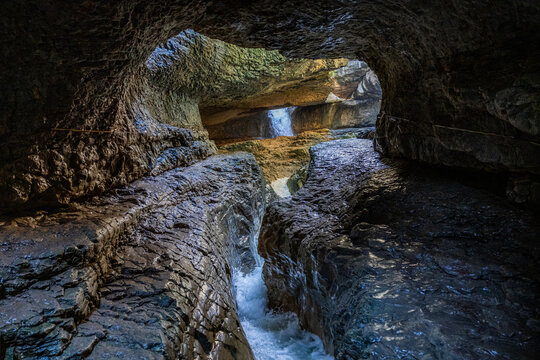 Visit Saltinskiy Underground Waterfall in Dagestan Russia for a unique natural experience by exploring its hidden beauty and geological formations