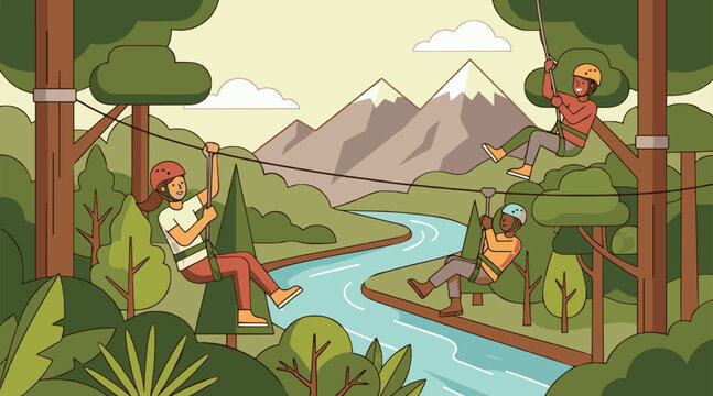 Ziplining Forest Adventure