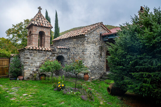 Visit to the inner yard of Ikoti Monastery in Leningor offers a look at historical architecture and serene nature