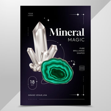 Mineral Magic Crystal Exhibition Poster