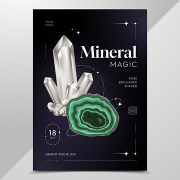 Mineral Magic Crystal Exhibition Poster