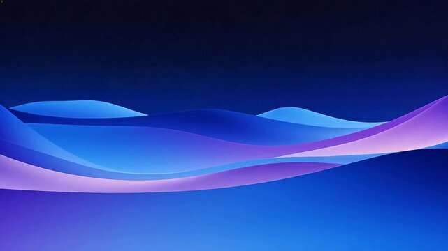 Abstract flowing wave design