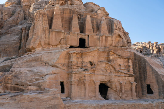 Exploring the Obelisk Tomb and Bab as-Sig Triclinium in Petra, Jordan