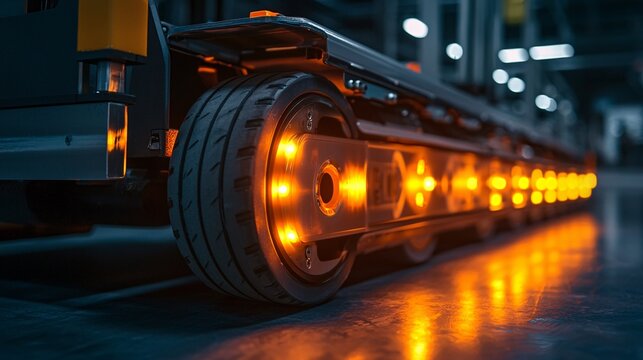 Technological transportation wheel axis