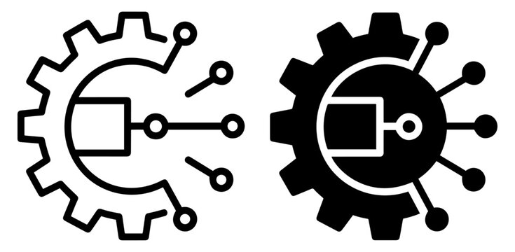 predictive maintenance vector icon