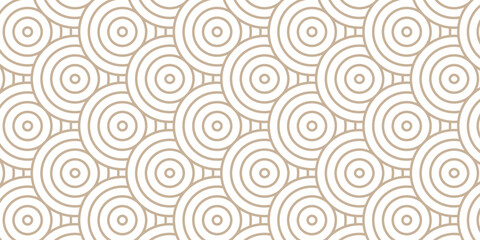 Fototapeta premium Vector paper minimal overlapping brown repeating. overlap fabric floral ornament fashion. abstract diamond pattern creative textile design. seamless clothing decoration geometric background.