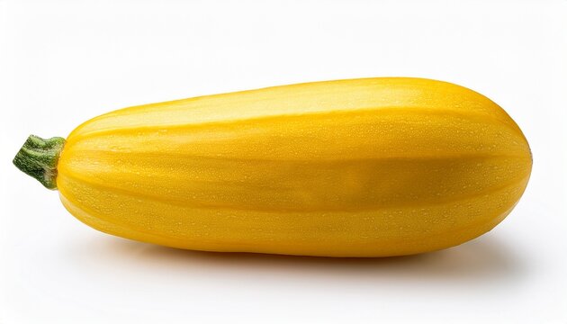 fresh whole spaghetti squash isolated on white background