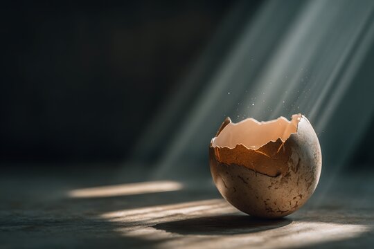 broken egg shell
