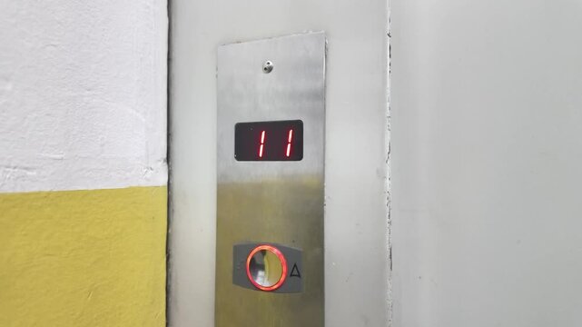 Elevator Call Button Panel with Floor Display, Brazil