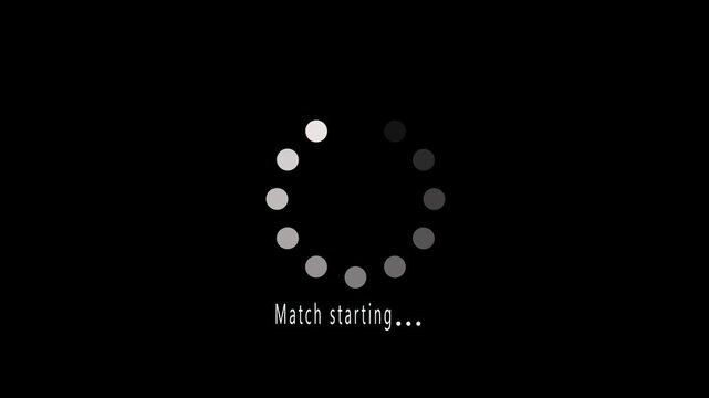 Simple Black And White Proofreader With Dots Circling Bk animation of a design minimal proofreader with white circles fading in and out