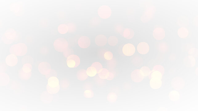 Golden Bokeh Particles Glow Abstract Background