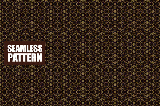 Seamless geometric starburst pattern on dark background texture
