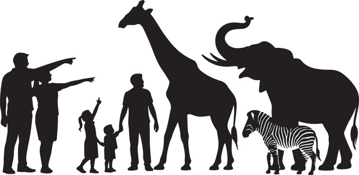 This illustration collection depicts various family vacation activities, including beach fun, road trips, air travel, dining, and amusement park visits, embodying a joyful and adventurous lifestyle.