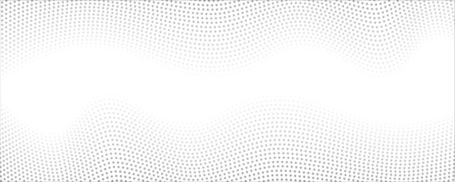 Wave 3d. Wave of particles. Futuristic point wave. Design for poster