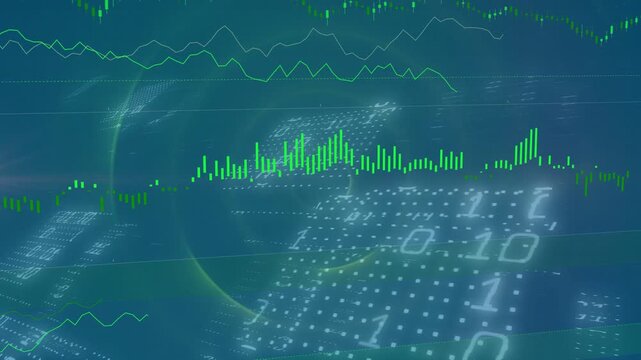 When grid tilt shows binary, ripple-grid pulsing, wave oscillating, bars rising showing data trends