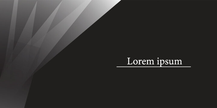 rectangle with white color and black background