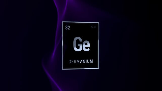 Germanium Periodic Table Element Symbol Ge 32